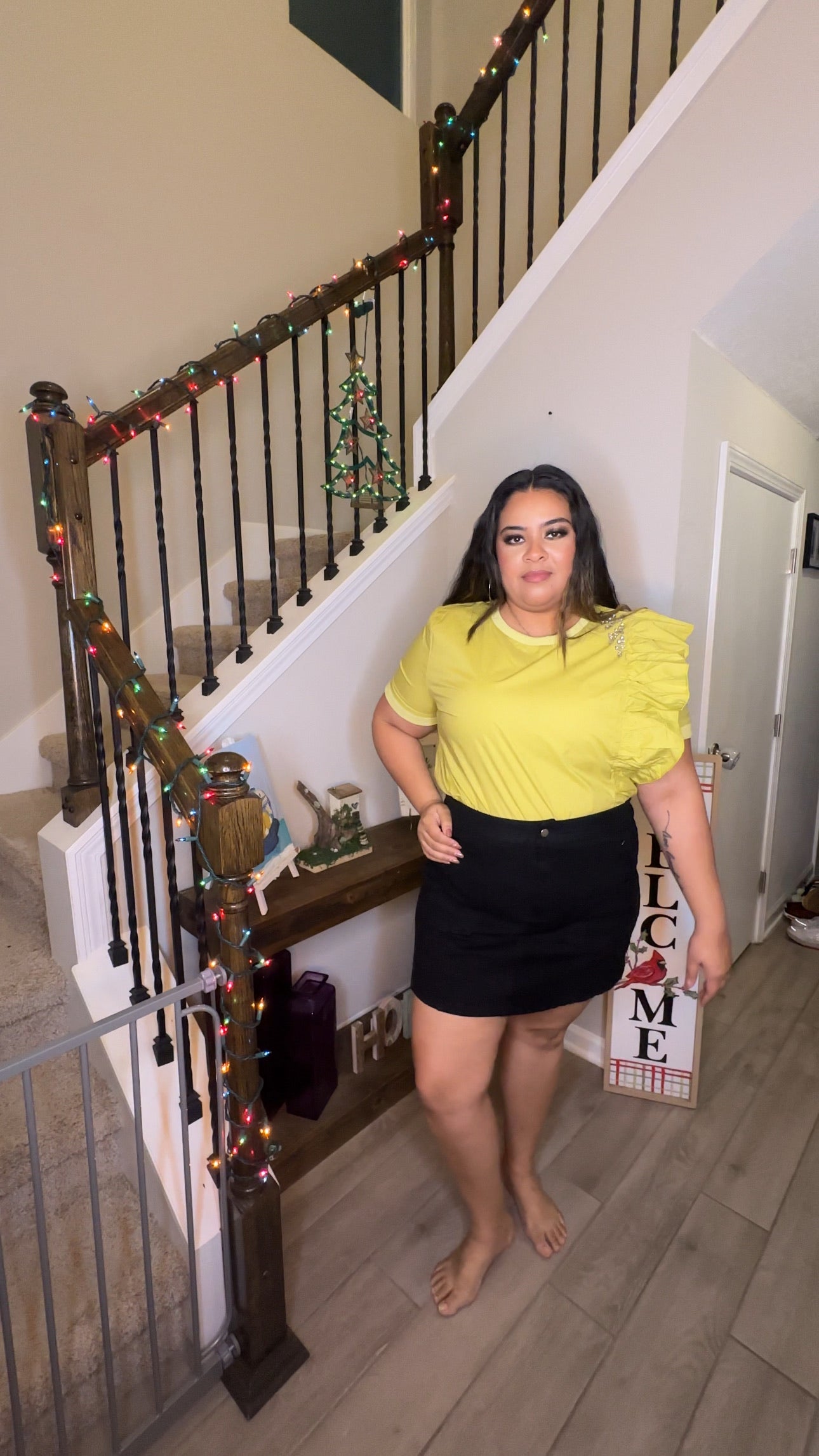 Sparkle Ruffle Blouse